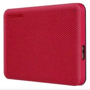 Disco Duro externo 1TB Toshiba 2.5″ Rojo- Advance