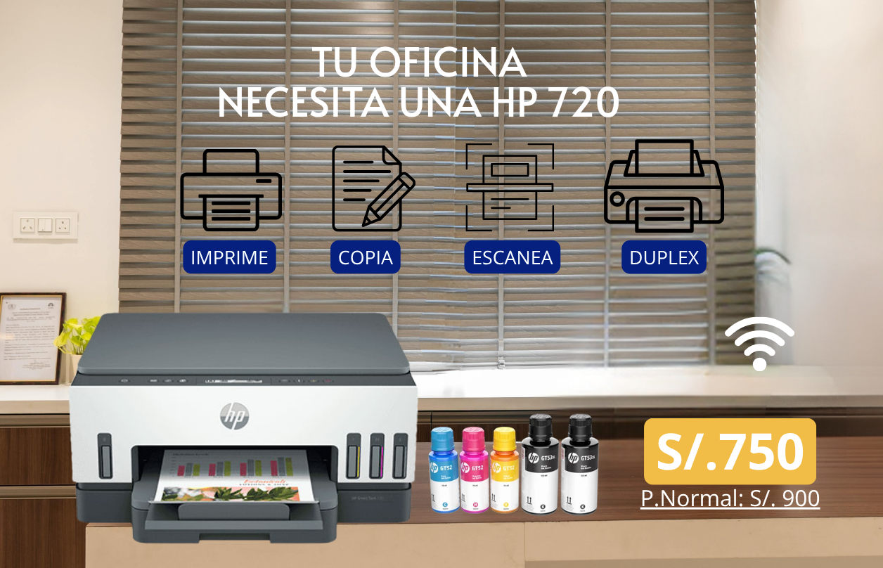Impresora HP Smart Tank 720