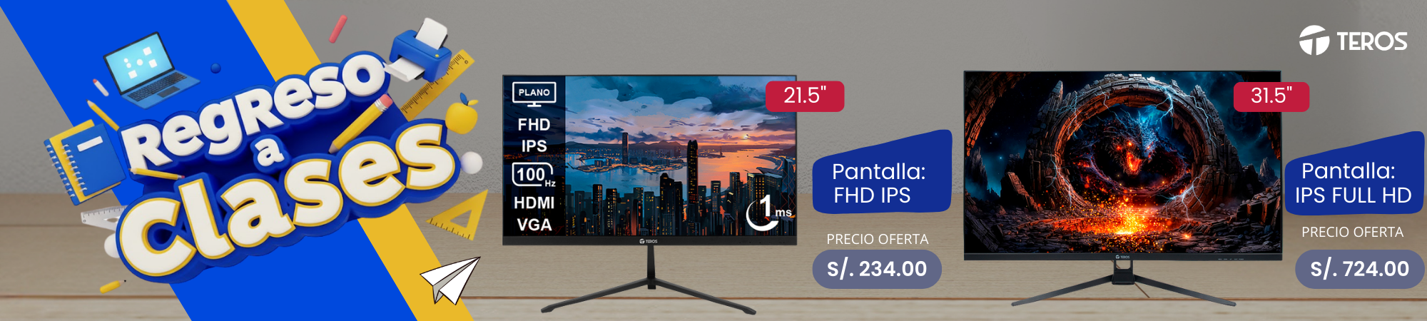 Promoción Monitores Teros