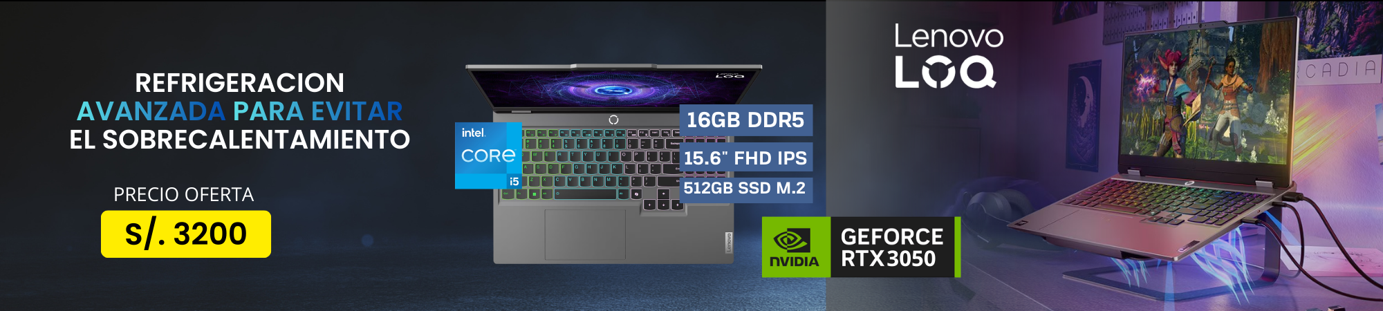 Promoción Laptop Lenovo LOQ