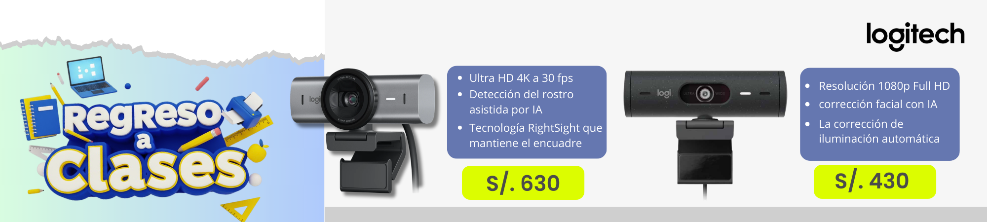 Promoción Logitech Regreso a Clases