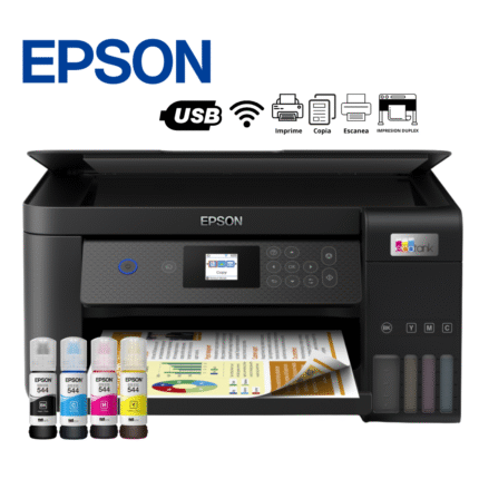 Impresora Multifuncional de tinta continua Epson EcoTank, USB, Wi-Fi, Duplex | L4260
