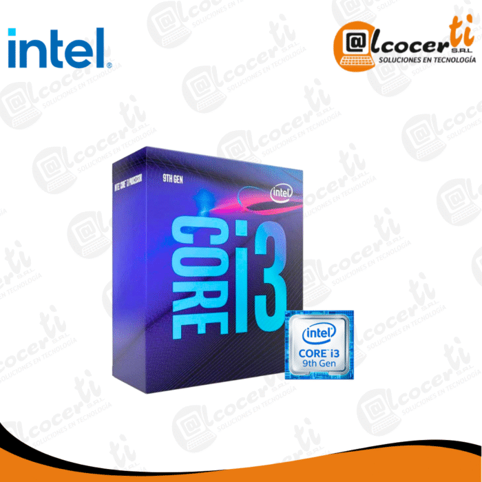 Procesador Intel® Core™ i3-9100 | caché de 6 M, hasta 4,20 GHz