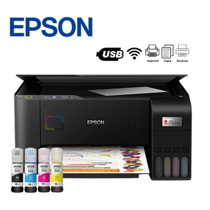 Impresora Multifuncional de tinta continua Epson EcoTank , USB | L3210