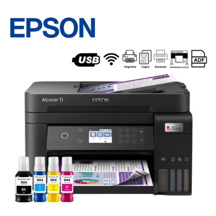 Impresora Multifuncional de tinta continua Epson EcoTank , USB, Wi-Fi, Duplex, ADF | L6270