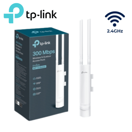 Access Point TP-Link Outdoor, 300 Mbps, 2.4 GHz, 802.11b/g/n, 3dBi, PoE | EAP110
