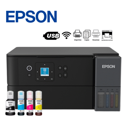Impresora Multifuncional de tinta continua Epson EcoTank , USB, Wi-Fi, Duplex | L4360