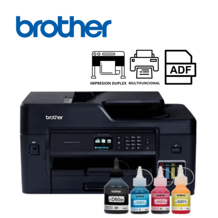 Impresora multifuncional A3 Brother con sistema continuo dúplex / ADF  | MFC-T4500DW