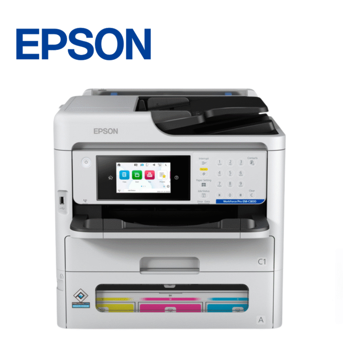 Impresora Epson MFP Color WorkForce Pro, Imprime/Escanea/Copia/Fax/USB/WLAN/LAN | EM-C800 - Imagen 3