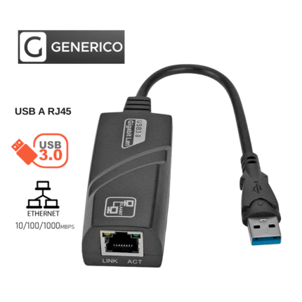 Adaptador Genérico USB 3.0 a LAN Gigabyte 