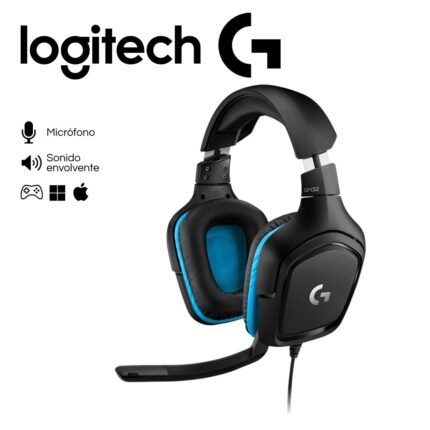 AUDIFONO C/MICROF. LOGITECH G432 7.1 USB BLACK | 981-000769