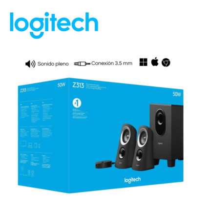 Parlante Logitech Z313 2.1 25W 220V Black | 980-000413