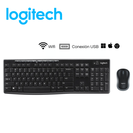 Kit teclado y mouse inalámbrico Logitech MK270, USB | 920-004432