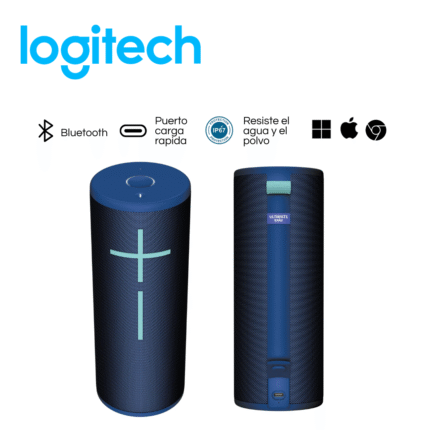 Parlante Logitech UE Boom 4 Plus Bluetooth IP67 15H USB-C Cobalt Blue | 984-001967