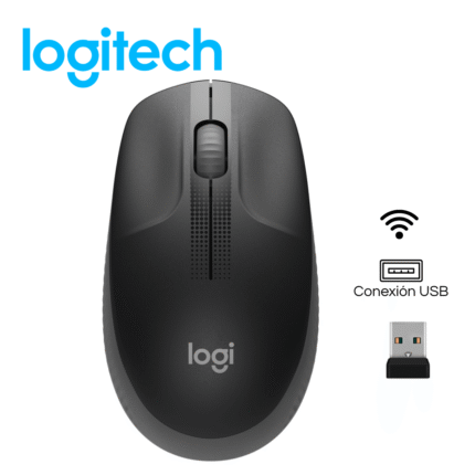 Mouse Logitech M190 Wireless FULL-SIZE Grafito | 910-005902