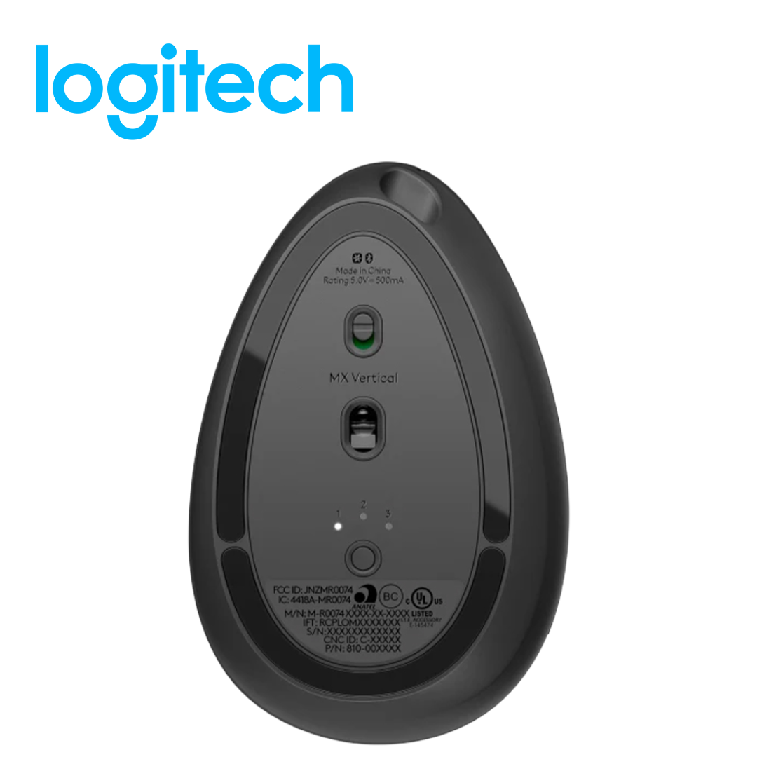 Mouse Ergonomico Mx Vertical Logitech ,negro |910-005449 - Imagen 4