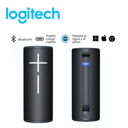 Parlante Logitech UE Boom 4 Plus Bluetooth IP67 15H USB-C Negro | 984-001968