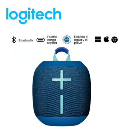 Parlante Logitech UE Wonderboom 4 Bluetooth IP67 14H USB-C Performance Blue | 984-001889