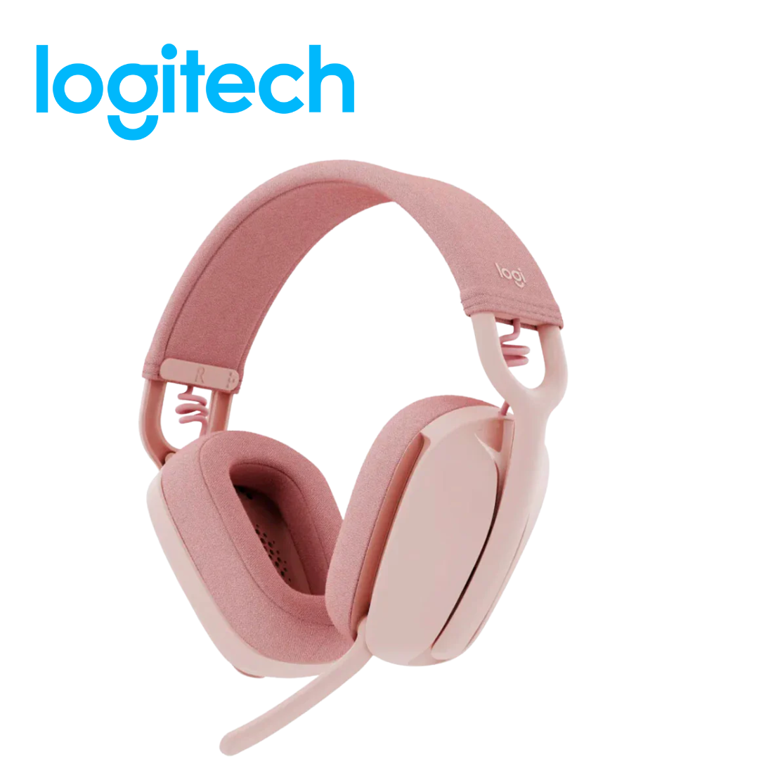 Audífono con micrófono Logitech Zone Vibe 100 Bluetooth, Rose | 981-001223 - Imagen 2