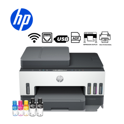 Impresora Multifunción HP Smart Tank 750 | Inalámbrica, Dúplex Automático, Gran Volumen | 6UU47A#AKY