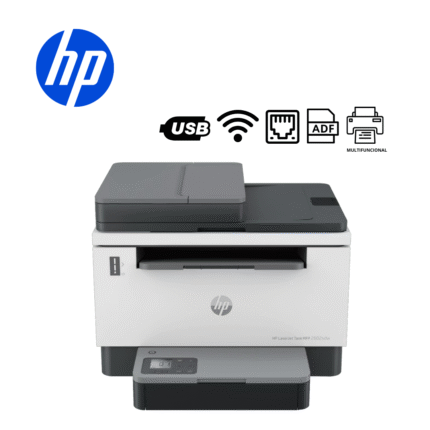 Impresora Multifuncional Monocromática HP LaserJet Tank MFP 2602sdw, ADF, USB, LAN, Wi-Fi (2.4/5 GHz), 22 ppm, Dúplex | MFP 2602sdw