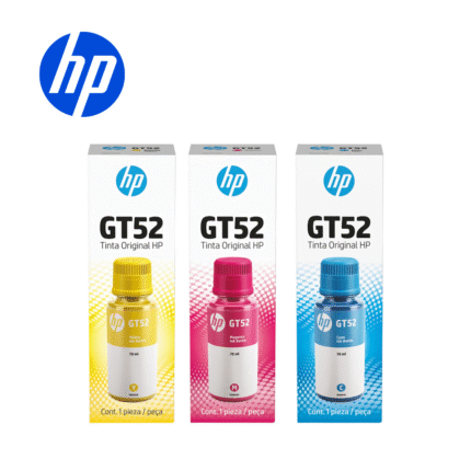 Pack de 3 Botellas de Tinta HP Tricolor Original | GT52