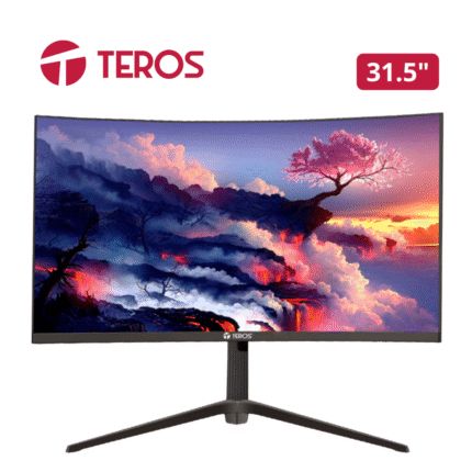 Monitor curvo gaming Teros (TE-3214G), 31,5″ 2K QHD, 2560×1440, HDMI/DisplayPort/Freesync | TE-3214G