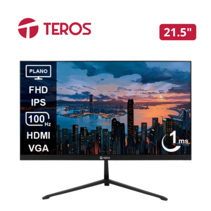 Monitor Teros (TE-2128S), 21,5″ IPS, 100 Hz, 1920×1080 Full HD, HDMI/VGA/VESA/Freesync | TE-2128S