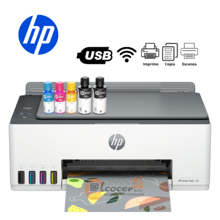 Impresora multifuncional HP Smart Tank 580, USB 2.0, Wi-Fi | 1F3Y2A#AKY