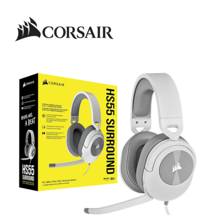 Auricular Gaming Corsair HS55 Surround, Blanco | CA-9011390-WW