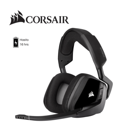 Auricular Inalámbrico Corsair VOID RGB Elite Wireless, 7.1, Carbón | CA-9011201-NA