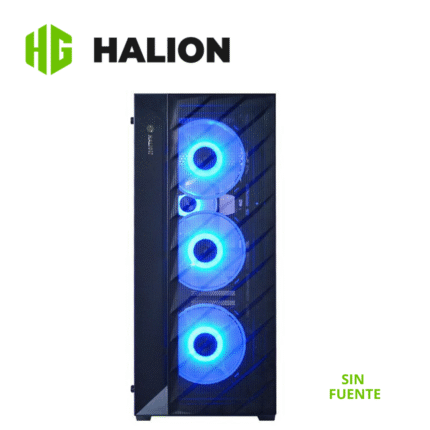 Case Gamer Halion Foxtrot 02, Sin Fuente, 04 Ventiladores | Foxtrot 02