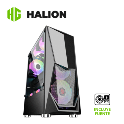 Case Gamer Halion Sparta 846, 500W, 2 Ventiladores | Sparta 846
