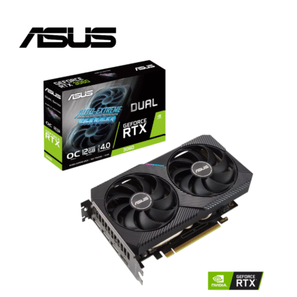 Tarjeta de Video ASUS Dual GeForce RTX 3060 V2 OC Edition, 12GB GDDR6, PCI-Express 4.0 | DUAL-RTX3060-O12G-V2