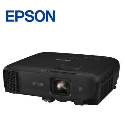 Proyector Epson PowerLite FH52+, FHD (1920x1080), 3LCD de 3 chips, contraste de hasta 16.000:1, lámpara de 12.000 horas (Eco), 4000 lúmenes | V11H978021