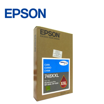 Tinta Epson extra alta capacidad, cian | 748XXL220