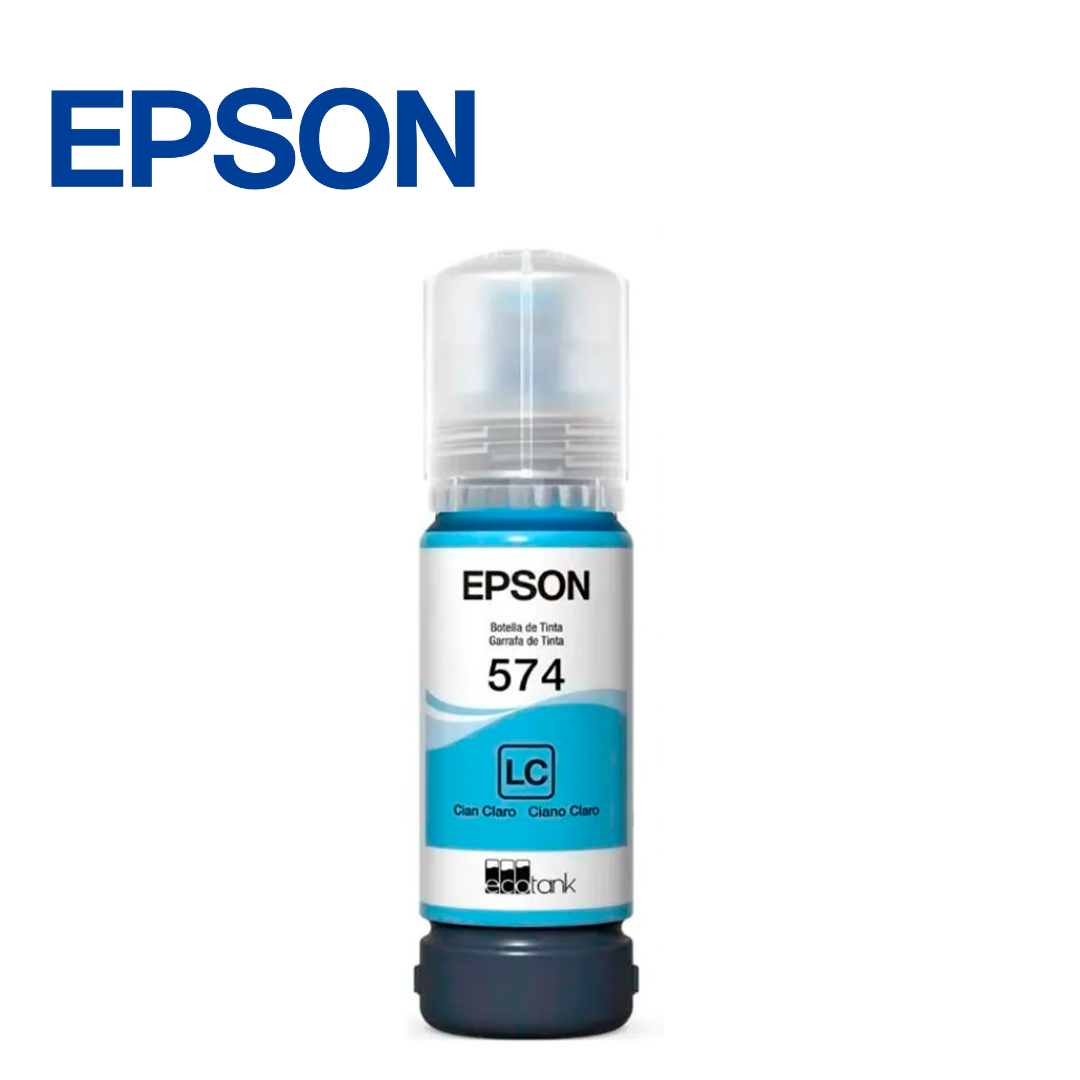 Tinta Epson, Cian Claro | T574520