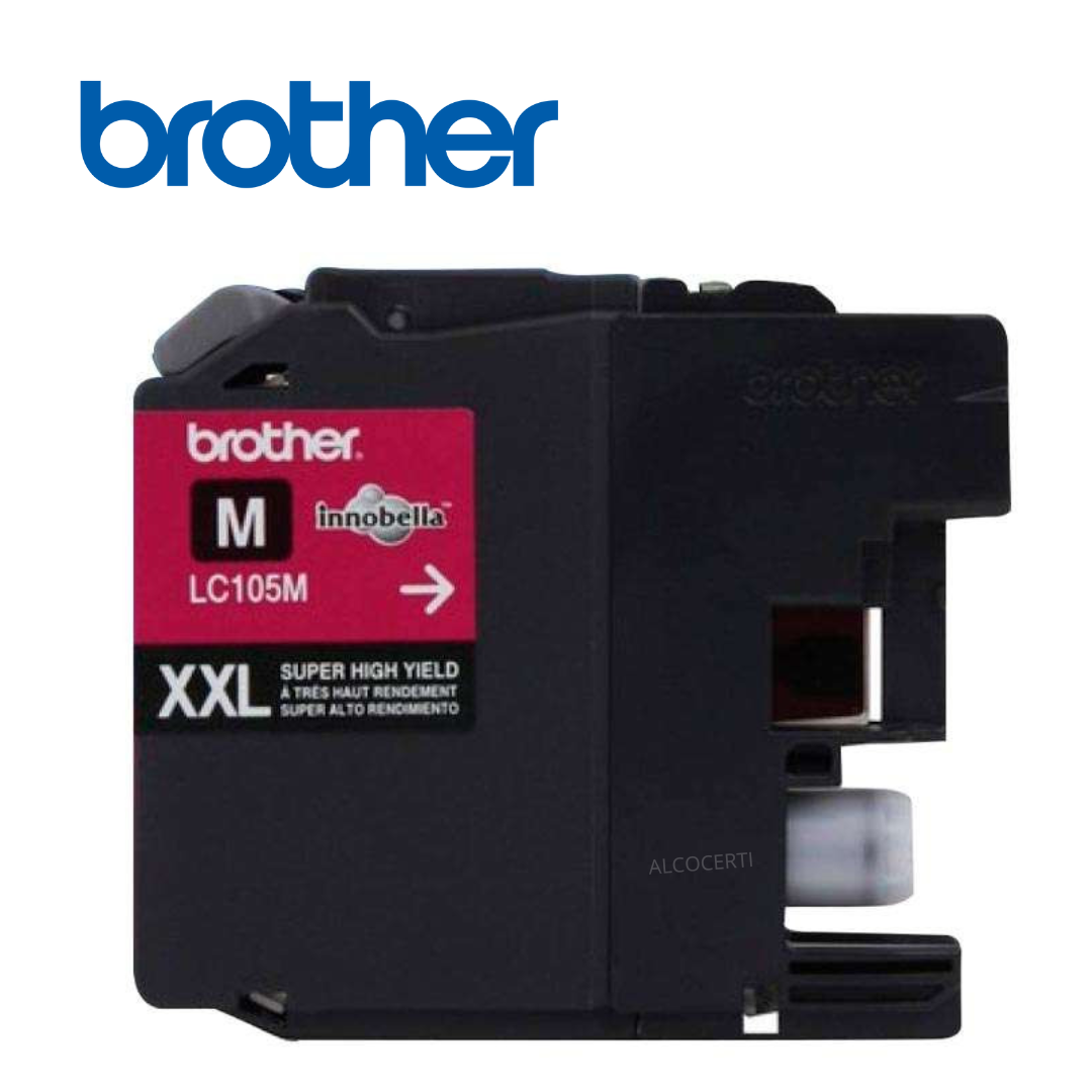 Tinta Brother Magenta 1200 Páginas para Modelos DCP y MFC-J | LC-105M XXL - Imagen 2