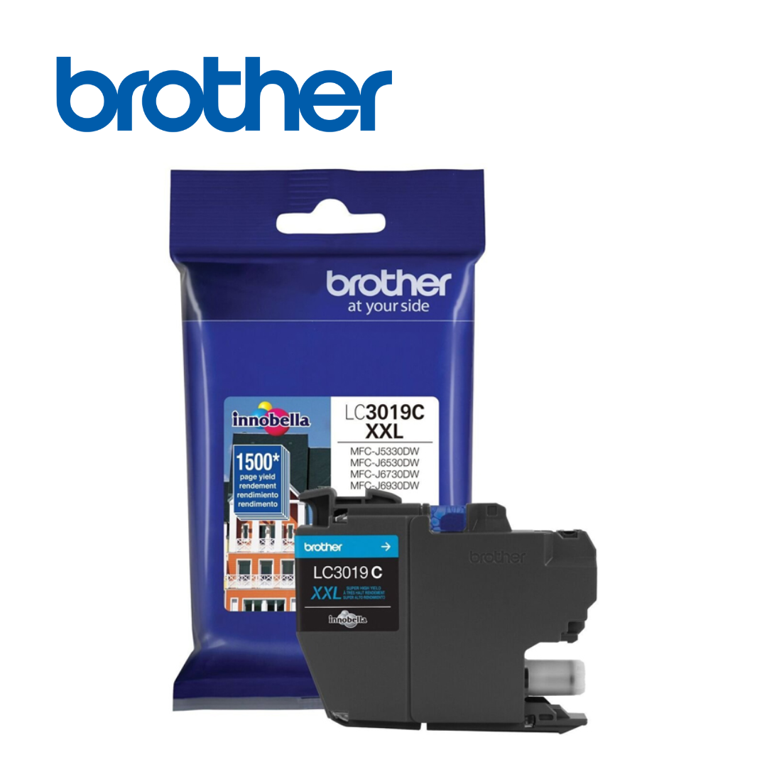 Tinta Brother Cian de Alto Rendimiento para MFC-J5330DW y MFC-J630DW | LC-3019C - Imagen 2