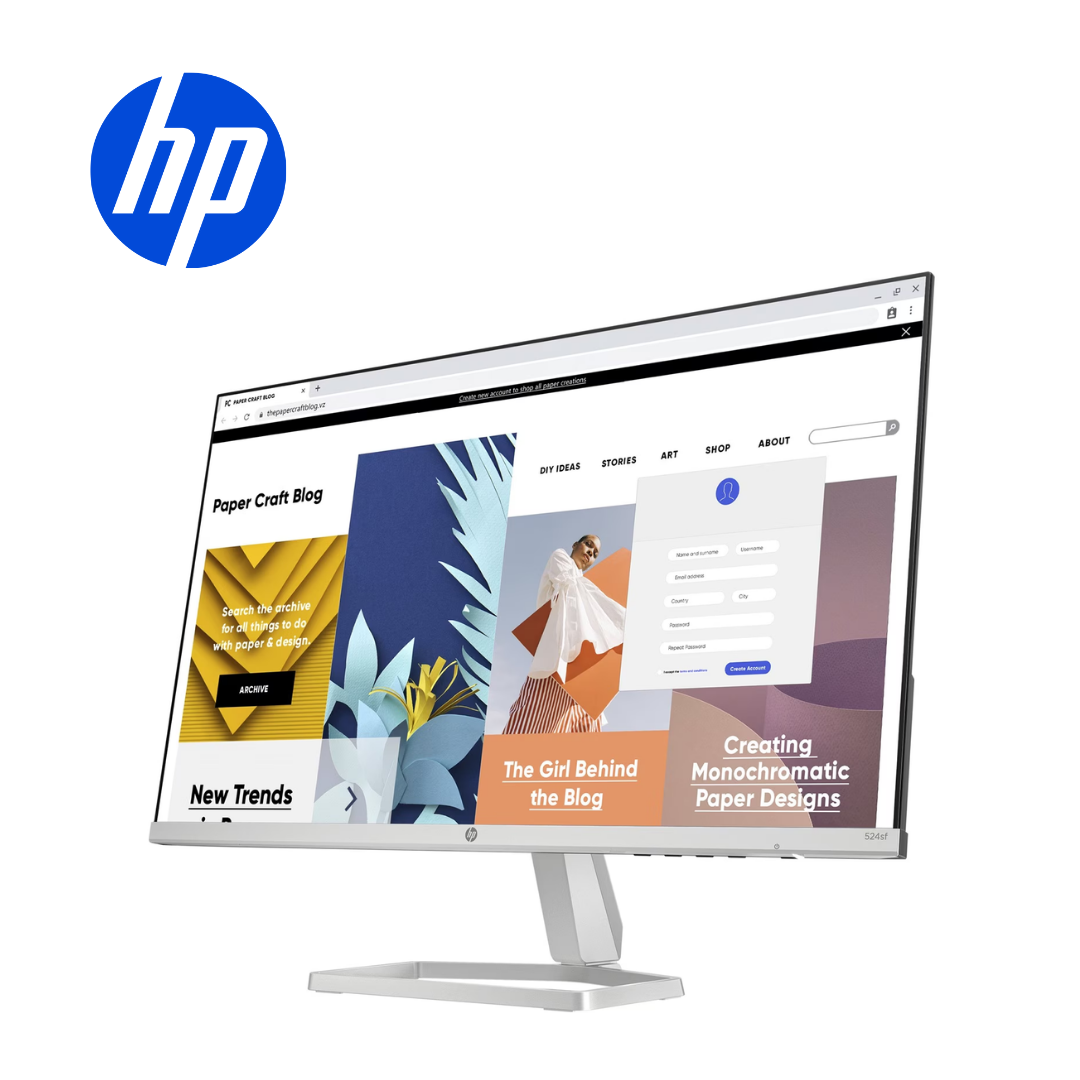 Monitor HP Serie 5 de 23.8" FHD 1920×1080, IPS, 100 Hz, 5 ms, Negro | 94C17AA - Imagen 2
