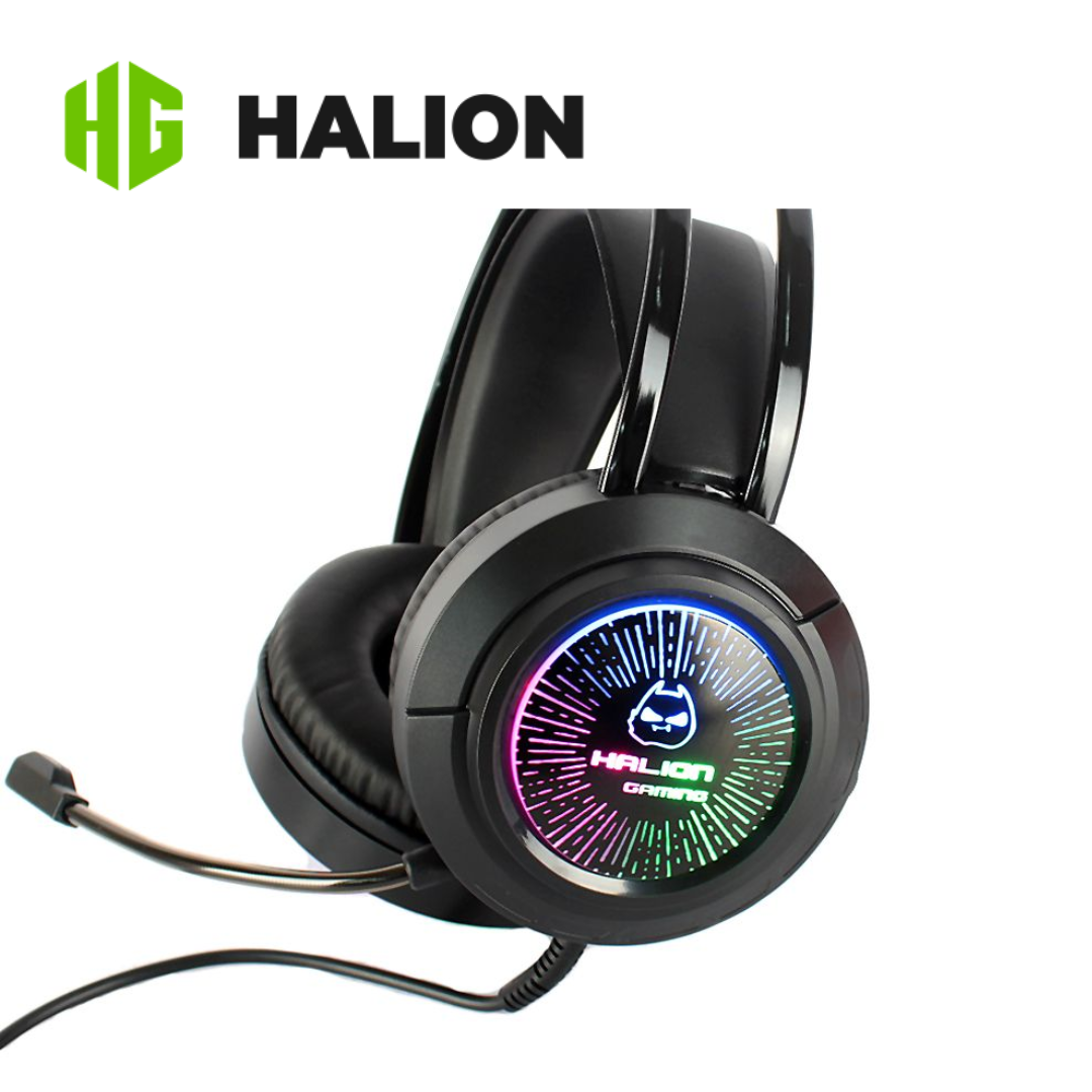 Audífono y Micrófono Halion HA-S6R Gamer, 5.1, RGB, USB | HA-S6R - Imagen 3