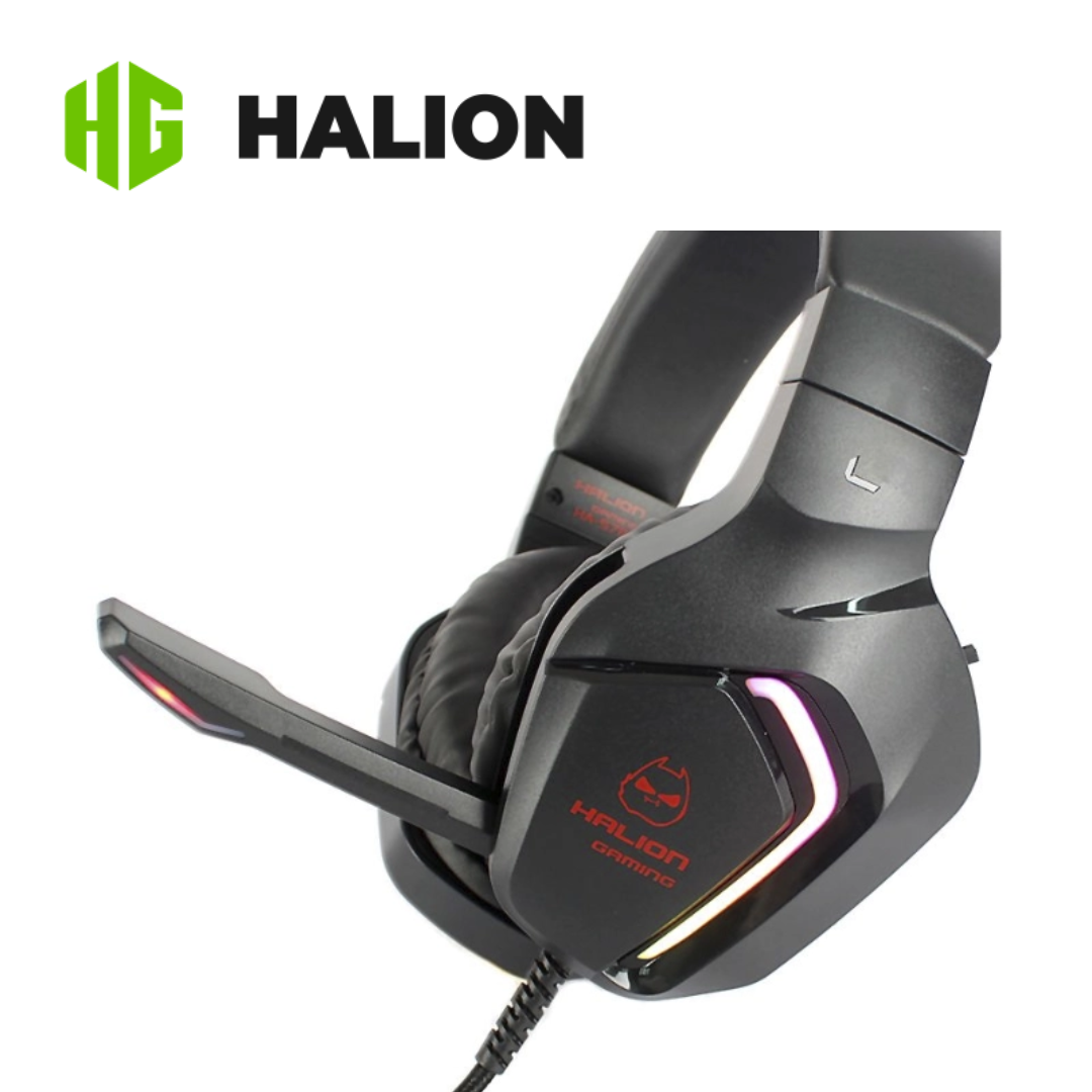 Audífono y Micrófono Halion HA-S7R Gamer, 5.1, RGB, USB | HA-S7R - Imagen 3
