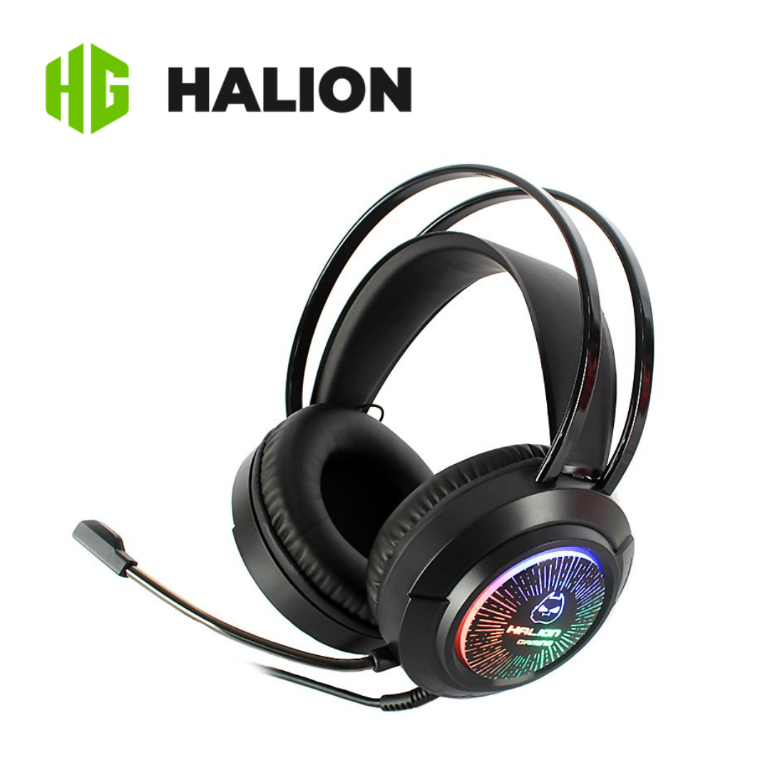 Audífono y Micrófono Halion HA-S6R Gamer, 5.1, RGB, USB | HA-S6R - Imagen 4