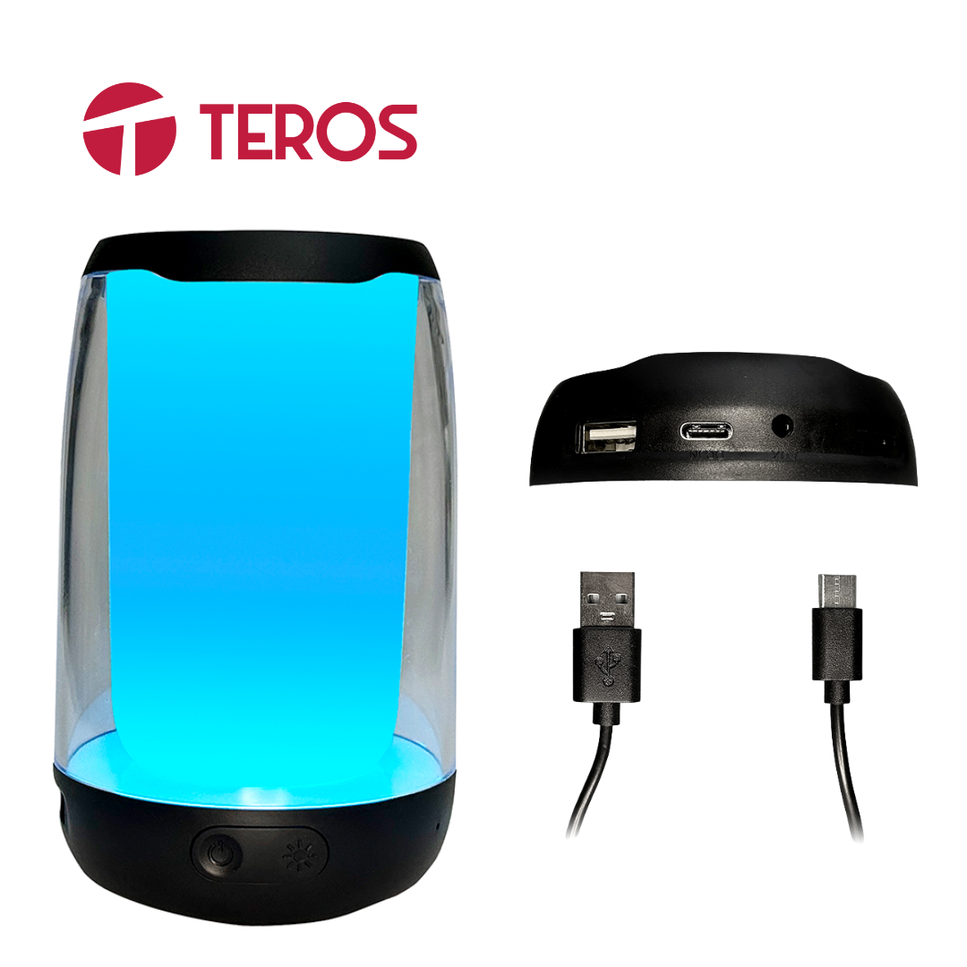 Parlante Teros TE-6043N, Bluetooth, 5W, 1200mAh, Negro | TE-6043N - Imagen 4