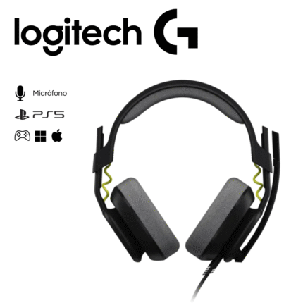 Audífono c/Micrófono Astro A10 G2, multiplataforma para PC/Mac/PS5/Xbox/Switch, Black | 939-002055