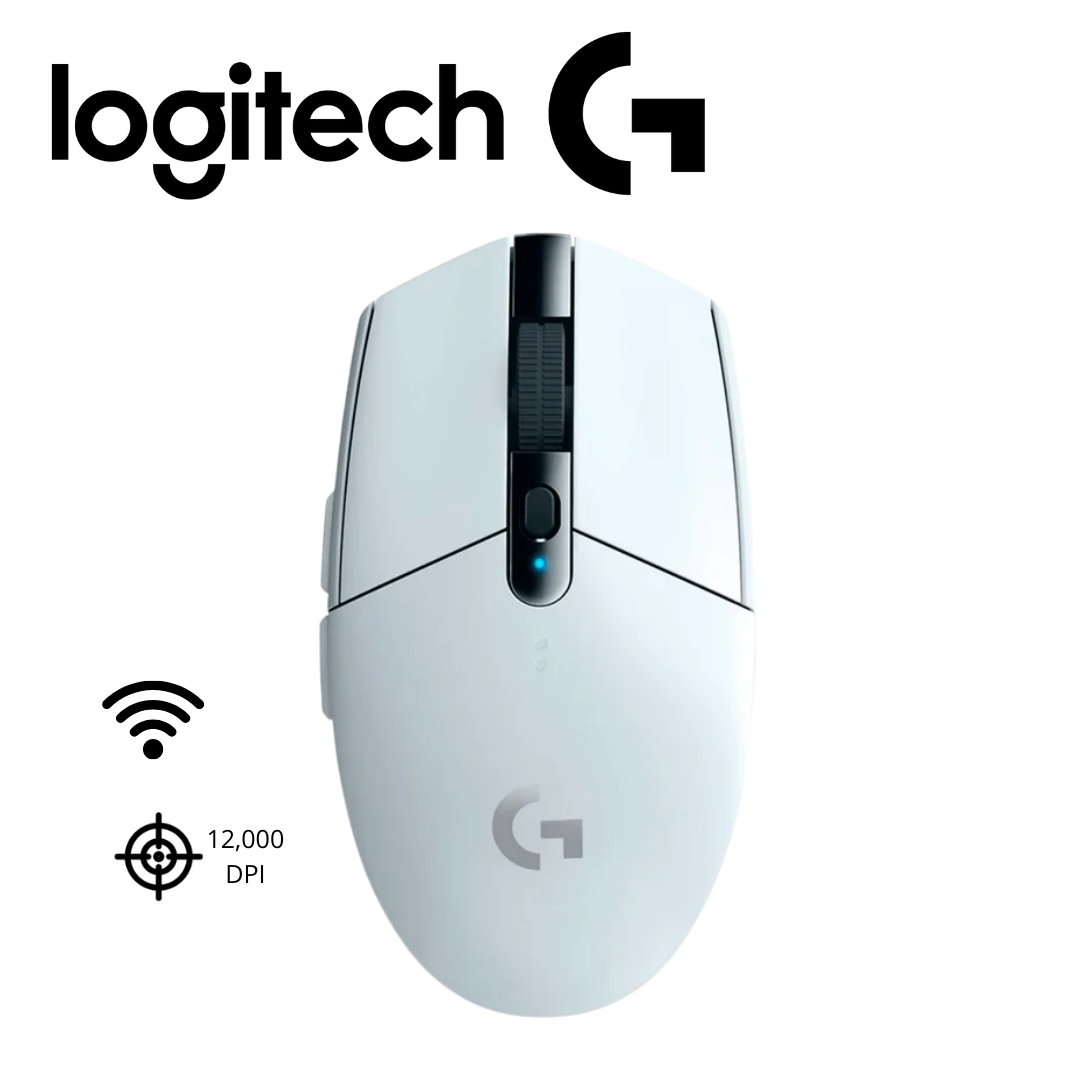 Mouse Logitech G305 Lightspeed Wireless 12000 DPI, Blanco | 910-005289