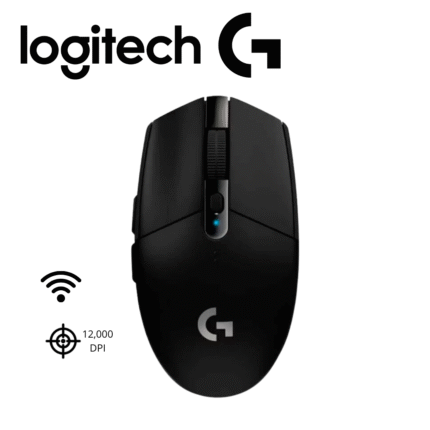 Mouse Logitech G305 Lightspeed Wireless 12000 DPI, Negro | 910-005281