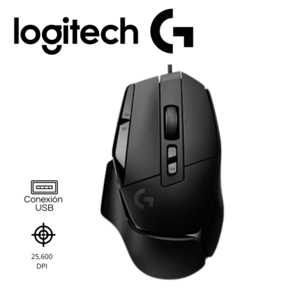 Mouse Logitech G502 X Hero USB 25K DPI Lightforce Black | 910-006136