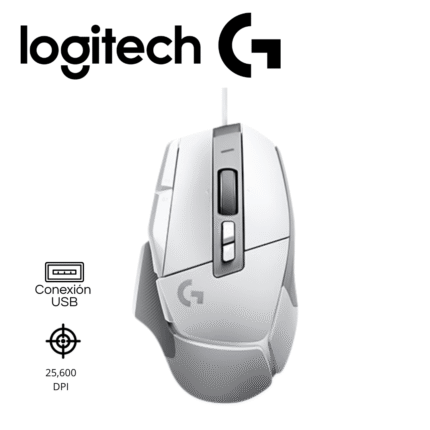 Mouse Logitech G502 X Hero USB 25K DPI Lightforce White | 910-006144