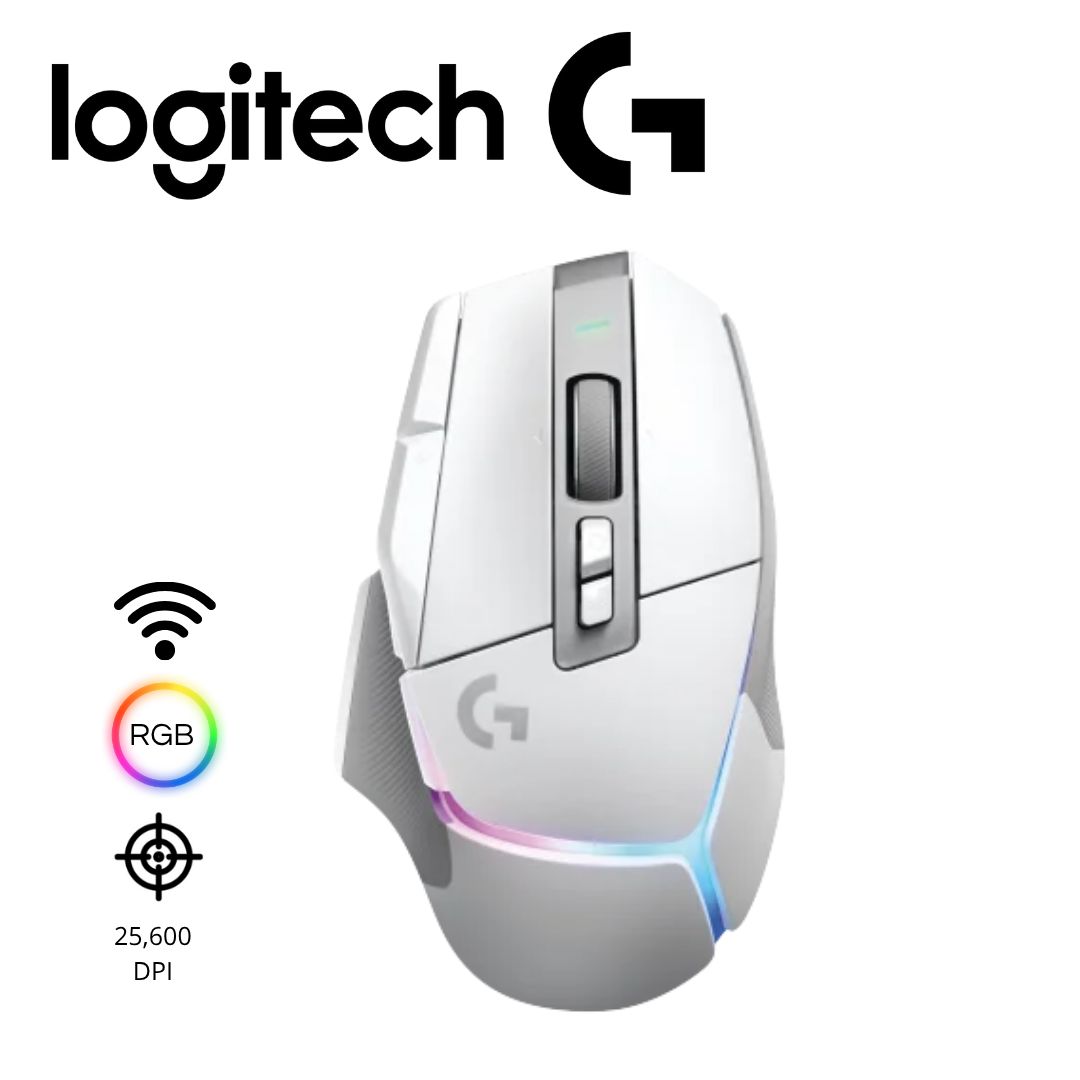 Mouse Logitech G502 X Plus Lightspeed 25K DPI Lightforce/Lightsync RGB White | 910-006170